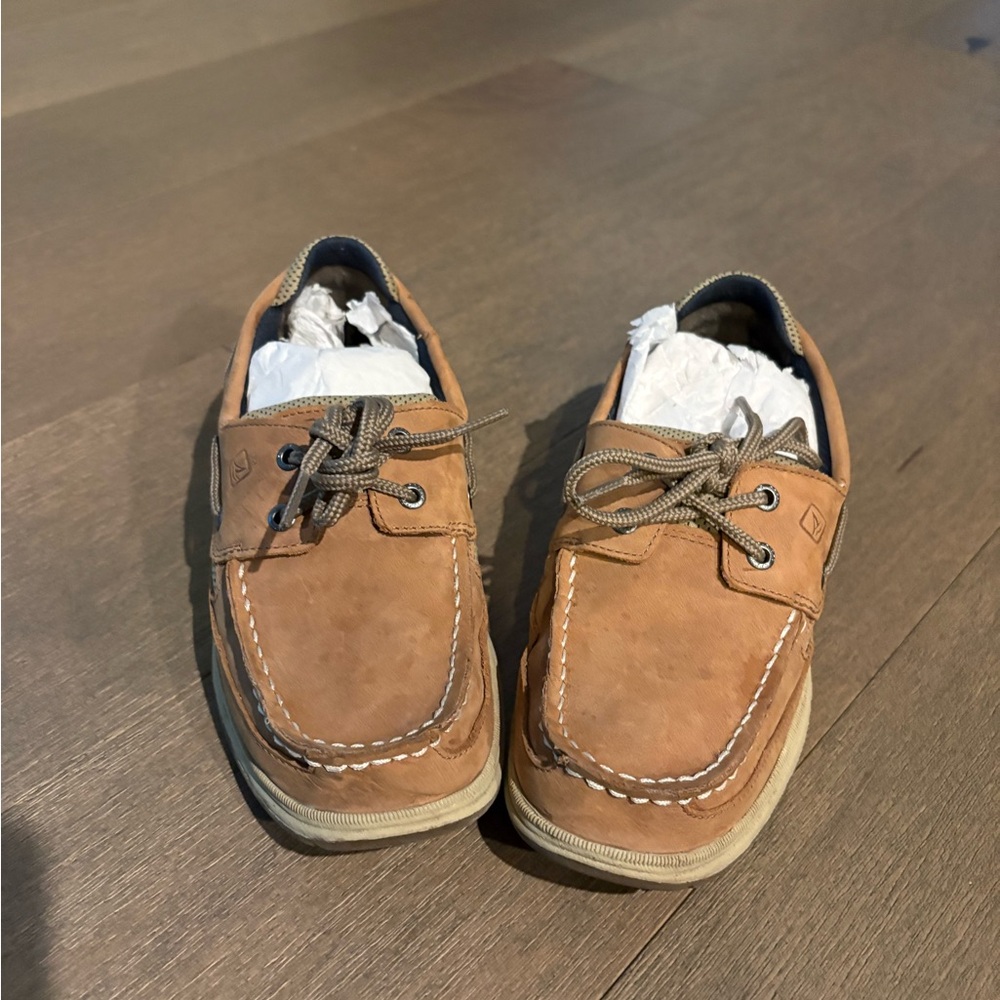 Sperry Tan Boat Shoes